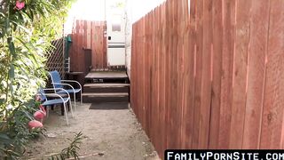 FamilyPornSite.com - Hillbilly's raw dick in delinquent stepson's ass