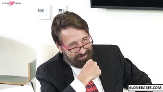 sarah jessie naughty office antics