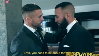 Executives Donato Reyes and Emir Boscatto analriding rough