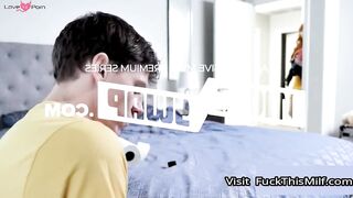 My Easy Milf Stepmom Caught Me Staring Her Huge Tits And Let Me Fuck Her Everywhere A