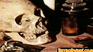 RetroDudes.com - Hairy gay guy strokes his fat cock and cums on his chest