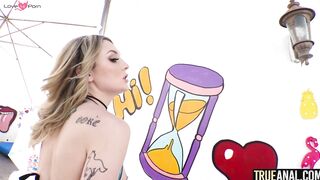 TRUE ANAL Charlotte Sins first anal scene