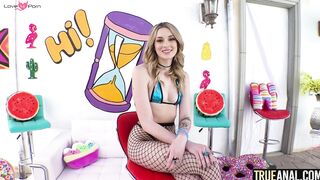 TRUE ANAL Charlotte Sins first anal scene