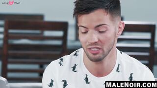 MaleNoir.com - ColbyTucker's day filled with throat stuffing and ass fucking