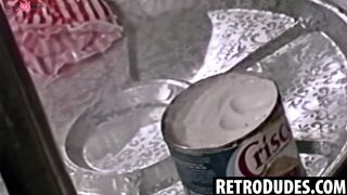 RetroDudes.com - Blonde retro Jeff Carson dominated by Tim Kramers mouth and huge coc