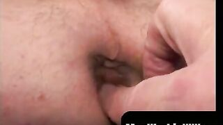 MenWorkinXXX.com - Finger fucked mature guy enjoys playing with his big dick