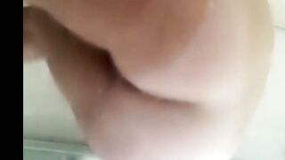Stepmom's trimmed pussy and tan lines (hidden)