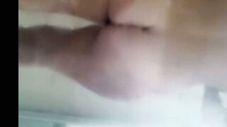 Stepmom's trimmed pussy and tan lines (hidden)