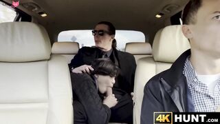 Busty Scarlett Alexis moans in pleasure while her boyfriend is cucked