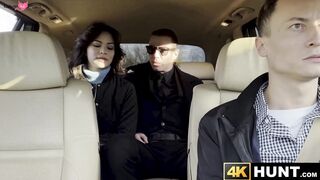 Busty Scarlett Alexis moans in pleasure while her boyfriend is cucked