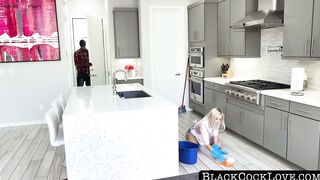 BlackCockLove.com - 18yo maid Chloe Temple fucks boss BBC after sloppy blowjob