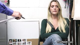 Makeup stealing milf cocked hard after strip search