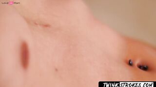 TwinkStrokes.com - Tattooed twink Tyler Tremallose strokes fat dick fast