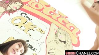 SantiniChanel.com - Trans beauties in cock sucking and rough mutual fucking explosion