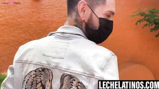 LecheLatinos.com - Latino Ken impaled by tanned hunk Marcos' cock