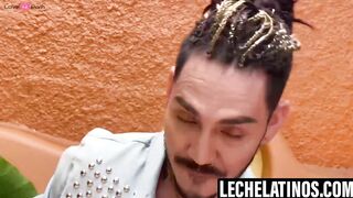 LecheLatinos.com - Latino Ken impaled by tanned hunk Marcos' cock