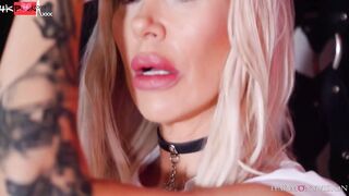 Girlfriend of Mammoth Proportions BIG Blonde Dominates Small Submissive