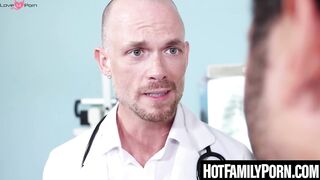 HotFamilyPorn.com - Doctor stepdad Jake Lawrence examines and sucks my penis