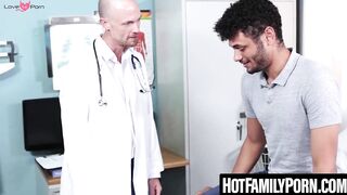 HotFamilyPorn.com - Doctor stepdad Jake Lawrence examines and sucks my penis