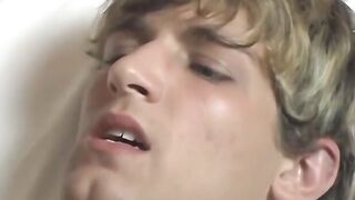 Jesse Jacobs nuts on twink after fucking and sucking him
