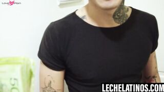 LecheLatinos.com - Axel earns cash fucking with hunk Bobby until cumshot