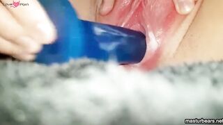 toying my pulsating contracting cream pussy
