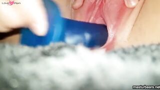 toying my pulsating contracting cream pussy