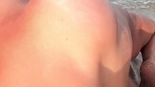 My outdoor fucking on the beach, he came inside my