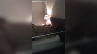 Polish ex-wife sucking off and ride Penis inside leather boots
