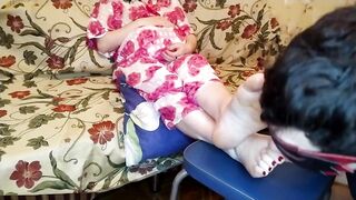 Female Domination toes worship cuckold sub