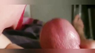hot sucking off close up. Cum swallowing