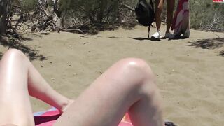 Crazy-Tina - Vom Spanner am FKK-Strand gefickt