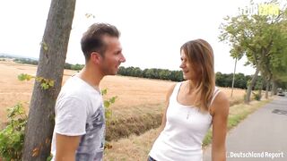 DeutschlandReport - Older German Hoe Plowed Rough By Young Stud Into Her Pierced Cunt -