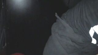 White bbw giving a late night head to big black cock