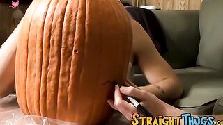 Billy and Chain having a special treat on a Halloween night
