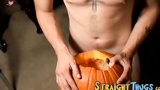 Billy and Chain having a special treat on a Halloween night