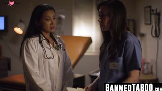 Sinn Sage's wild lesbian encounter with Doctor Vicki Chase's seduction