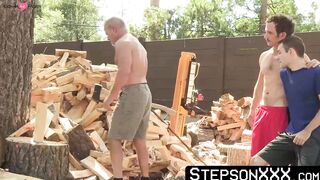 I finished my barebacking to my stepson Harlen Quindel by cumming inside his hole