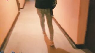 Pov en train de se faire branler et d ejac sur la culotte de la teen