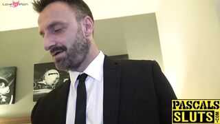 Cum eating Rhiannon Ryder pounded chokingly hard