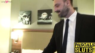 Cum eating Rhiannon Ryder pounded chokingly hard