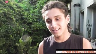 SayUncleNetwork.com - Latino's first time doggystyle bareback with a cum facial endin