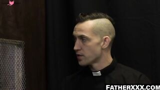 FatherXXX.com - Blonde priest's confession of impure wild sex deeds