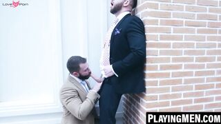 PlayingMen.com - Diego Reyes and Manuel Scalco's suited ass pumping