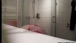 my wonderful stepmom spied in the shower