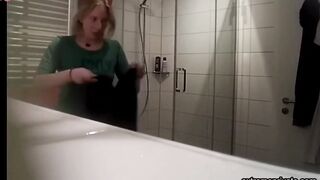 my wonderful stepmom spied in the shower