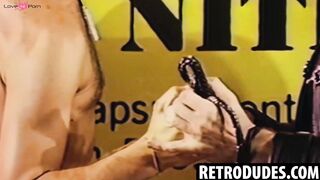 RetroDudes.com - Old school stunner George Payne and Granger enjoy sucking and doggys