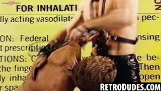 RetroDudes.com - Old school stunner George Payne and Granger enjoy sucking and doggys