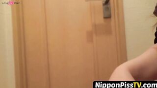 NipponPissTV.com - Teens from Japan piss in public during school break openly