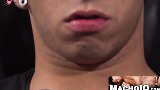 MachoIO.com - Tight ass latino barebacked before massive cock cumshot